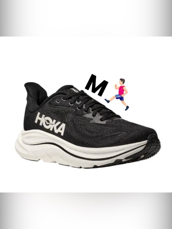 Hoka Other - Hoka Men's Black&White Running Shoes brand new, soft and comfortable (Size 8.5)